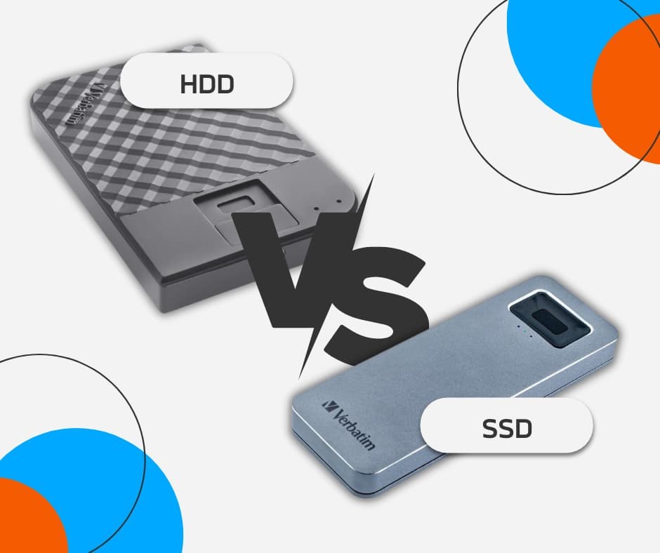 مقایسه هارد های اکسترنال SSD و HDD